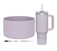 Affute Protective Silicone Boot for Stanley Quencher H2.0 40 30 20 oz & IceFlow Flip 30 20 oz, BPA Free Anti-Noise Anti-Scratch, Stanley Cup Protector Sleeve Cover Boot (Orchid)