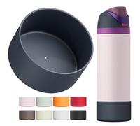 Affute Silicone Boot for Owala Water Bottle 32 oz, Anti-Slip Protective Sleeve for FreeSip/Twist/Flip Water Bottles, BPA Free, Bottom Bumper Cover Protects Water Bottles from Scratches(Dark Blue)