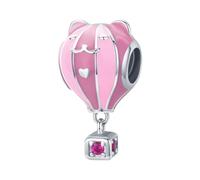 Afg Genuine Sterling Silver S925 Charm Bead Travel World Ship Airplane Charms Fit for Pandora Bracelets