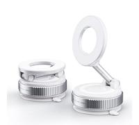 AFGBCPMB Vacuum Magnetic Phone Holder for Audi A5 Cabriolet B9 2016-2023, Suction Phone Mount 360° Rotatable, Foldable & Adjustable,White