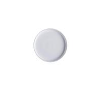 AFGFGHES Dinner Plates 7.5-inch Black and White Matte Ceramic Hotel Kitchen Tableware Flat Plate Display Cold Dish Creative Special Artistic Conception Shallow Round Dinner Set(White,8.5 in)