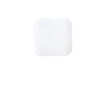 AFGFGHES Dinner Plates Nordic Relief Dessert Plate Flat Ceramic Square Western Food Fruit Japanese Sushi Vegetable Dinner Set(M)