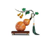 AFGFGHES Statue Chinese-style Entryway Decoration, Bronze Gourd, Study Room Home Decoration Ornament Brass Figurine