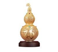 AFGFGHES Statue Modern Pure Copper Gourd Decorative Piece For Entryway And TV Cabinet; Creative Ornament. Brass Figurine
