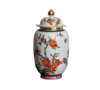 AFGFGHES Tea Caddy Chinese Tea Cans Ceramic Sealed Cans Coffee Tea Storage Cans Tea Bulk Vase Ornaments Decoration Kitchen Tea Canisters
