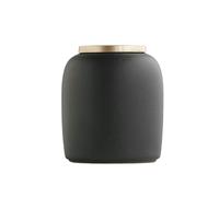 AFGFGHES Tea Caddy Gradient Tea Jar Ceramic Jar Small Size Pu'er Red, Green And White Tea Packaging Sealed Fragrance Powder Jar Kitchen Tea Canisters(B)