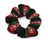 Afghan Flag Afghanistan Lion Fashion Hair Bands Scrunchies for Women Soft Elastic Hair Ties Accessories