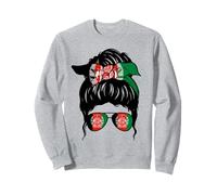 Afghan Girl Afghanistan Afghan Flag Proud Afghan Woman Sweatshirt