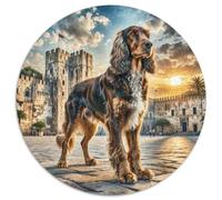 Afghan Hound 1000 Piece Jigsaw Puzzle for Women, Men Animal Theme Challenging Puzzles Educational Games Great Gift 1000pcs (67.5x67.5cm)