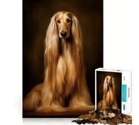 Afghan Hound 1000 Piece Puzzle For Adults Brain Calisthen Tight Joint Hard Challenge Game Night (38x26cm)