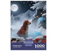 Afghan Hound 1000 Pieces Jigsaw Puzzles Cute Pets Puzzle for Adults Creative Home Decoration Educational Toy Age 14+ ForAdults 70x50cm/1000pcs