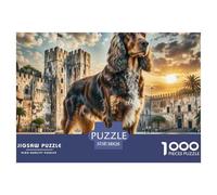 Afghan Hound 1000 Pieces Jigsaw Puzzles Engaging Educational Games Jigsaw Puzzles Home Decoration for Adults And Kids 38x26cm/1000pcs