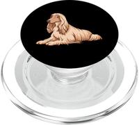 Afghan Hound Dog Lying Down Funny PopSockets PopGrip for MagSafe