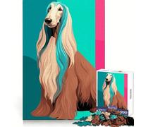 Afghan Hound Wpap 1000 Pieces Puzzles for Adults Relax Game Tension Relief Fun Challenge Birthday Surprise (38x52cm)