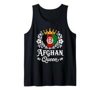 Afghan Queen Afghanistan Flag Proud Afghan Woman Tank Top