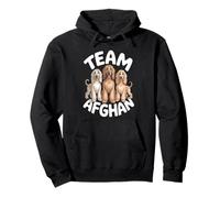 Afghan Team Cute Cartoon Dog Owners Animal Fans Afghan Hound Pullover Hoodie