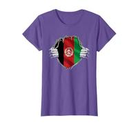 Afghan Tshirt Super Afghanistan Flag Afghani Roots Heritage T-Shirt