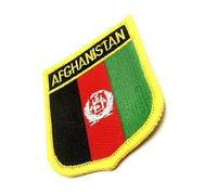 Afghanistan Afghan Flag Iron On Embroidered Fabric Sew On Patch Pack of 1