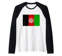 Afghanistan Afghani Flag Raglan Baseball Tee
