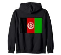 Afghanistan Afghani Flag Zip Hoodie