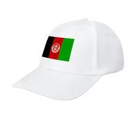 Afghanistan Flag Baseball Hat,Classic 6 Panel Adjustable Fashion Cap for Women Men,Running Workouts and Outdoor White