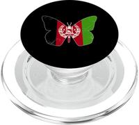 Afghanistan Flag Butterfly Design PopSockets PopGrip for MagSafe