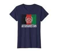 Afghanistan Flag Kabul T-Shirt, Women, Navy Blue, XX-Large