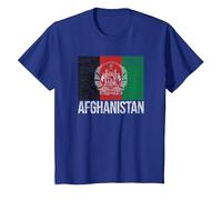 Afghanistan Flag Kabul T-Shirt, Youth, Royal Blue, Small