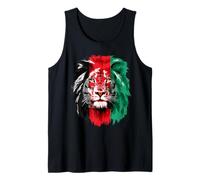 Afghanistan Flag Lion Free Afghanistan Tank Top