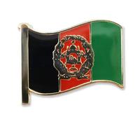 Afghanistan Flag Pin Badge, Enamel Colours, 20mm, Butterfly Clasp