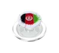 Afghanistan Flag Spray Paint Splatter Style PopSockets PopGrip for MagSafe