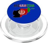 Afghanistan Map Flag National Pride Design PopSockets PopGrip for MagSafe