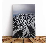 Afghanistan Mountain Landscape Canvas Print | Gallery Wrapped 30mm Frame Wall Art | 20x14 inches | Ready to Hang | Modern Landscape Picture | Living Room Bedroom Lounge Office