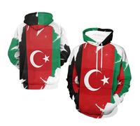 Afghanistan National Flag Print Unisex Pullover Hoodie Workwear Sweatshirt Casual Sports Top Youth Campus Style Classic British