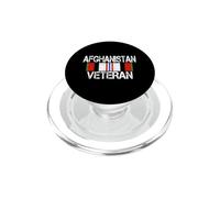 Afghanistan Veteran Ribbon - Afghan Vet PopSockets PopGrip for MagSafe