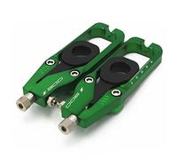 AFGIFT Motorcycle Slider For Kawasaki Z900 Z 900 2017-2021 Accessories CNC Aluminum Motorcycle Rear Chain Adjusters Tensioner Catena With Spool (Color : Green)