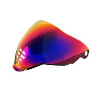 AFGJHYT Motorcycle helmet visor for ICON Airflite IC-06, UV Blocking Full Face Shield, Anti-Fog Scratch Resistant Replacement Visor, Quick Release Helmet Lens,J Revo Deep Red
