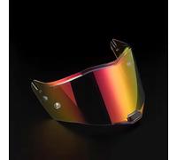AFGJHYT Motorcycle helmet visor for LS2 FF805 Thunder, UV Blocking Full Face Shield, Anti-Fog Scratch Resistant Replacement Visor, Quick Release Helmet Lens,G Revo Clear Red