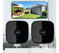 AFGQIANG Glowflip Window Camera, Glowflip Security Camera Color Night Vision, Recording & Smart Alerts, WiFi Indoor Cameras,Two-Way Audio,Motion Detection,Easy Install (2Pcs)