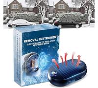 AFGQIANG Solar Electromagnetic Molecular Interference Freeze and Snow Remover,Snowvanish Portable Kinetic Molecular Diffuser,Anti-Freeze Car Snow Removal Device,Car Defroster (1pcs)