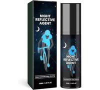 AFGQIANG Spray Paint (3.38 oz Can), Clear SprayPaint That Glows White in The Dark Paint for Stencil & Decorative Items, Night Reflective Agent, High Visibility Vibrant Spray Paint (Blue)