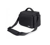 AFGRAPHIC Camera Bag Black Waterproof Shoulder Bag Padded Crossbody Bag for Nikon Z50II Mirrorless Camera with NIKKOR Z DX 50-250mm f/4.5-6.3 VR Lens