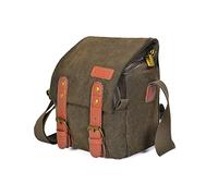 AFGRAPHIC Retro Brown Canvas Camera Shoulder Bag Waterproof Anti-Theft Sling Bag Crossbody Bag for Nikon Z50II Mirrorless Camera