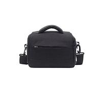 AFGRAPHIC Waterproof Black Camera Bag Adjustable Strap Padded Shoulder Bag for Nikon Z50II Mirrorless Camera with NIKKOR Z DX 50-250mm f/4.5-6.3 VR Lens