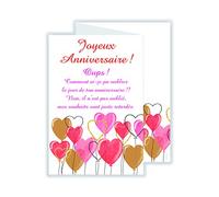 Afie 69-3922 Card 3 Sheets Happy Birthday Oups Girl