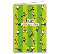 Afie 69-8035 Happy Birthday Card with Envelope Format 12 x 17.5 cm 300 g Paper from sustainable forests