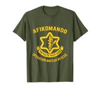 Afikomando Operation Matzah Rescue Afikoman Passover Jewish T-Shirt