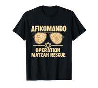 Afikomando Operation Matzah Rescue Afikoman Passover Jewish T-Shirt