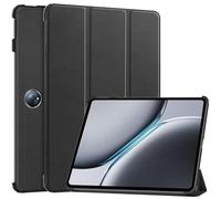 Afikyutu Case for OnePlus Pad 2, Thin Leather Case with Auto Sleep/Wake Stand, Fashionable Smart Trifold Stand Cover, Protective Case for OnePlus Pad 2 Folio Cover, Black