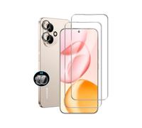 Afikyutu Screen Protector for Honor 400 5G for Tempered Glass, Pack of 2 Screen Protectors with 1 Piece Camera Protection, 9H Hardness Screen Protector, HD Tempered Glass Screen Protector Anti-Scratch